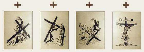 Kreuzweg der Hl.-Kreuz-Kirche in Brake - Geschichte / Kunst - Heilig Kreuz - Gemeinden/Kirchen ...